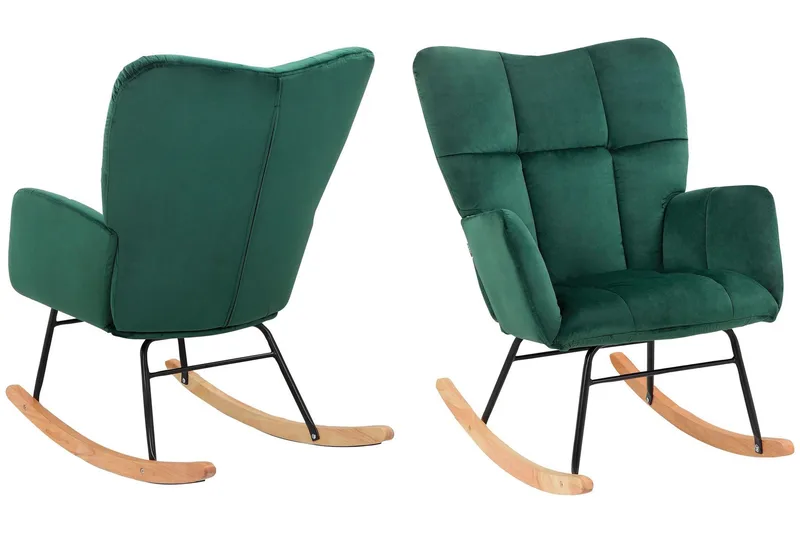 Michikku Gyngestol - Grønn - Møbler - Stoler & lenestoler - Gyngestoler