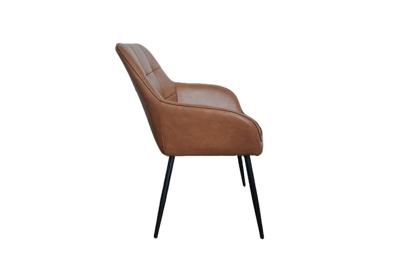 Sonal Lenestol - Cognac - Møbler - Stoler & lenestoler - Spisestuestoler & kjøkkenstoler