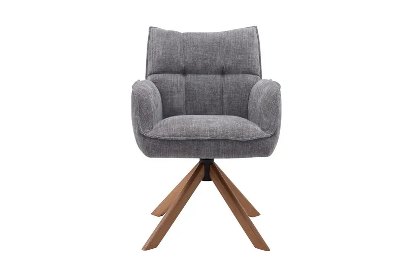 Sonu Lenestol - Grafittgrå - Møbler - Stoler & lenestoler - Spisestuestoler & kjøkkenstoler