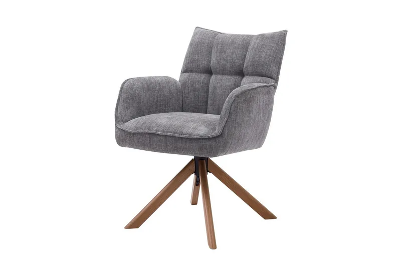 Sonu Lenestol - Grafittgrå - Møbler - Stoler & lenestoler - Spisestuestoler & kjøkkenstoler