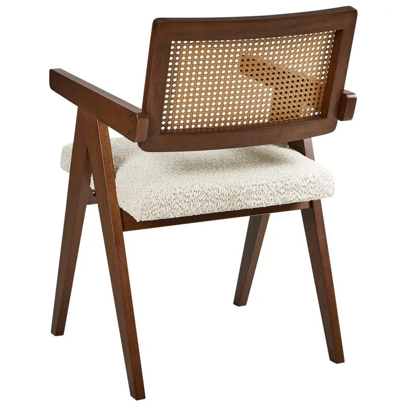 Spisestol Ava 2-pakning - Mørk brun, Beige - Møbler - Stoler & lenestoler - Spisestuestoler & kjøkkenstoler