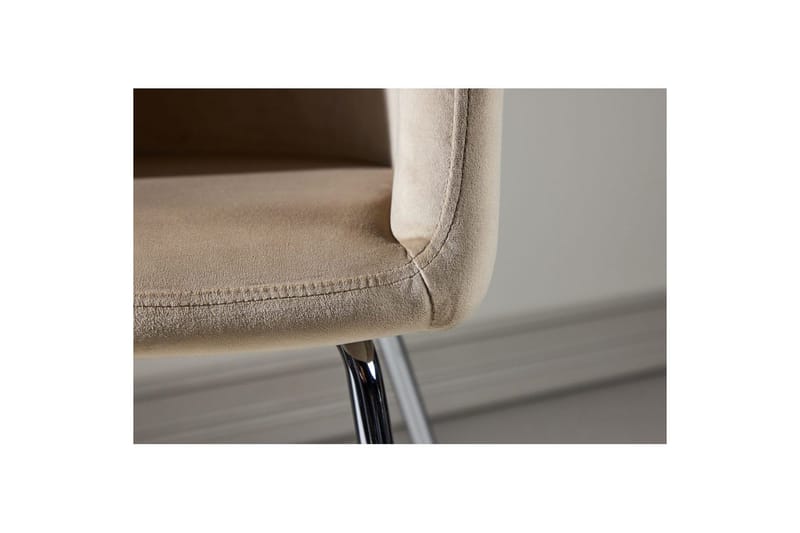 Spisestol Berit - Beige - Møbler - Stoler & lenestoler - Spisestuestoler & kjøkkenstoler