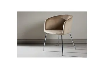 Spisestol Berit - Beige - Møbler - Stoler & lenestoler - Spisestuestoler & kjøkkenstoler