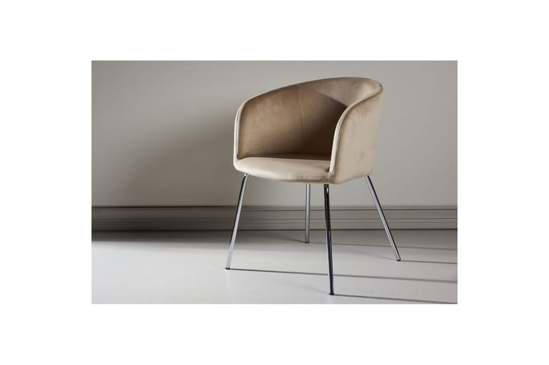 Spisestol Berit - Beige - Møbler - Stoler & lenestoler - Spisestuestoler & kjøkkenstoler
