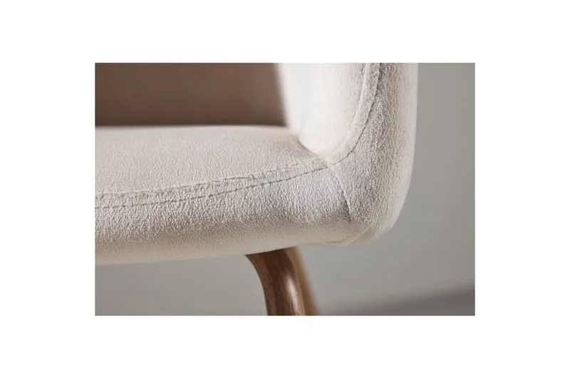 Spisestol Berit - Krem - Møbler - Stoler & lenestoler - Spisestuestoler & kjøkkenstoler