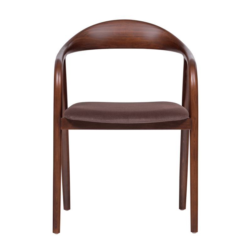 Spisestol Bran med armlener - Brun - Møbler - Stoler & lenestoler - Spisestuestoler & kjøkkenstoler