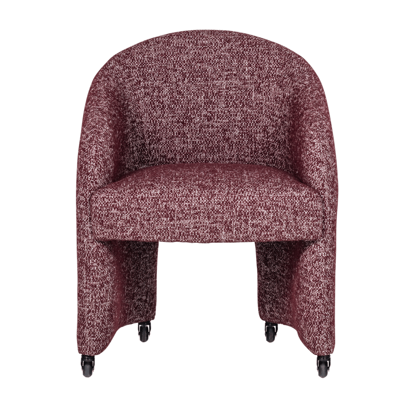 Spisestol Cordo - Bordeaux - Møbler - Stoler & lenestoler - Spisestuestoler & kjøkkenstoler