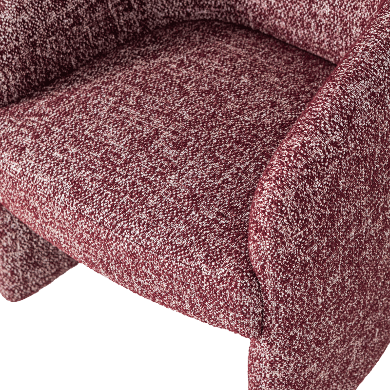 Spisestol Cordo - Bordeaux - Møbler - Stoler & lenestoler - Spisestuestoler & kjøkkenstoler