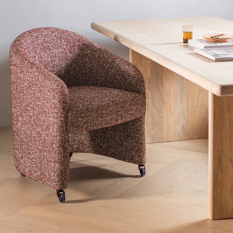 Spisestol Cordo - Rustbrun - Møbler - Stoler & lenestoler - Spisestuestoler & kjøkkenstoler