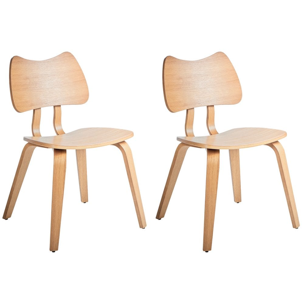 Spisestol Diana 2-pakning - Lys brun