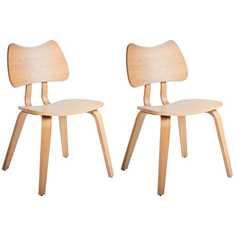 Spisestol Diana 2-pakning - Lys brun - Møbler - Bord - Spisegrupper