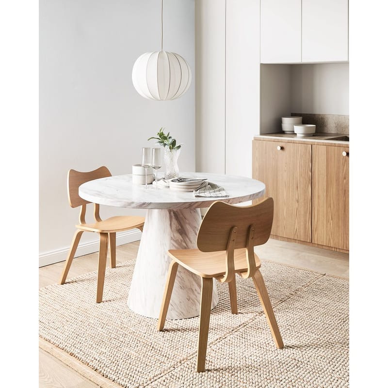 Spisestol Diana 2-pakning - Lys brun - Møbler - Bord - Spisegrupper