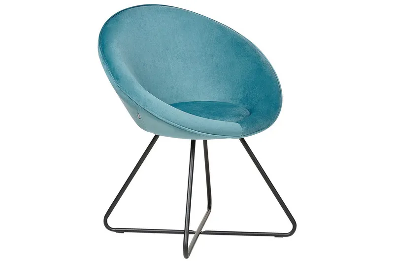 Spisestol Floby ll, Blå, Svart