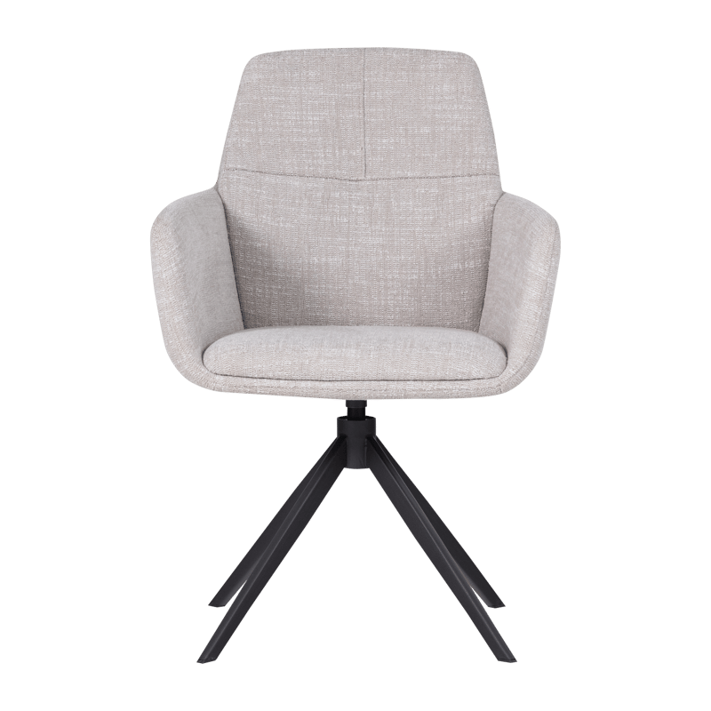 Spisestol Grant med snurrefunksjon - Natur melange - Møbler - Stoler & lenestoler - Karmstoler