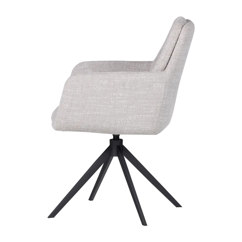 Spisestol Grant med snurrefunksjon - Natur melange - Møbler - Stoler & lenestoler - Spisestuestoler & kjøkkenstoler