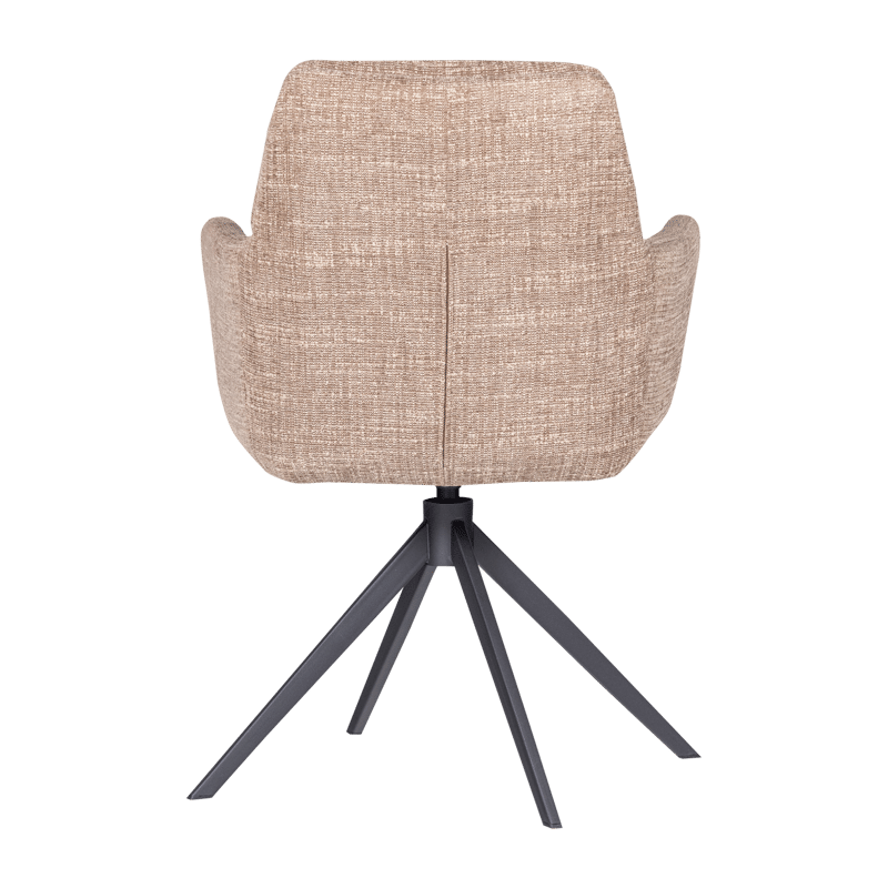 Spisestol Grant med snurrefunksjon - Sand melange - Møbler - Stoler & lenestoler - Spisestuestoler & kjøkkenstoler