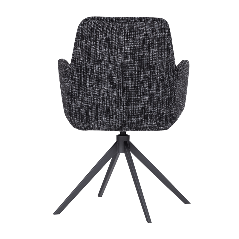 Spisestol Grant med snurrefunksjon - Svart - Møbler - Stoler & lenestoler - Spisestuestoler & kjøkkenstoler