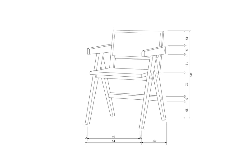 Spisestol Gunn - Møbler - Stoler & lenestoler - Spisestuestoler & kjøkkenstoler