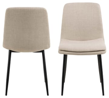 Spisestol HOME4YOU Becca Beige - beige - Møbler - Stoler & lenestoler - Spisestuestoler & kjøkkenstoler