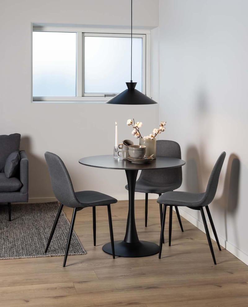 Spisestol HOME4YOU Celia Grå - grå - Møbler - Stoler & lenestoler - Spisestuestoler & kjøkkenstoler