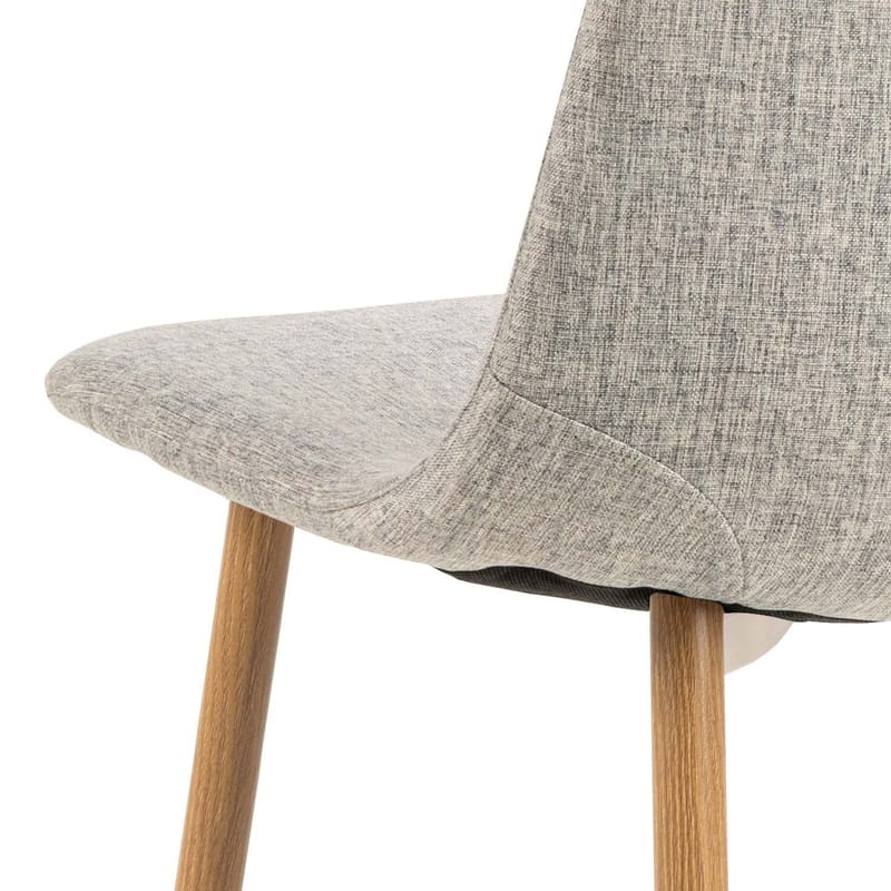 Spisestol HOME4YOU Celia Grå/eik - grå/eik - Møbler - Stoler & lenestoler - Spisestuestoler & kjøkkenstoler