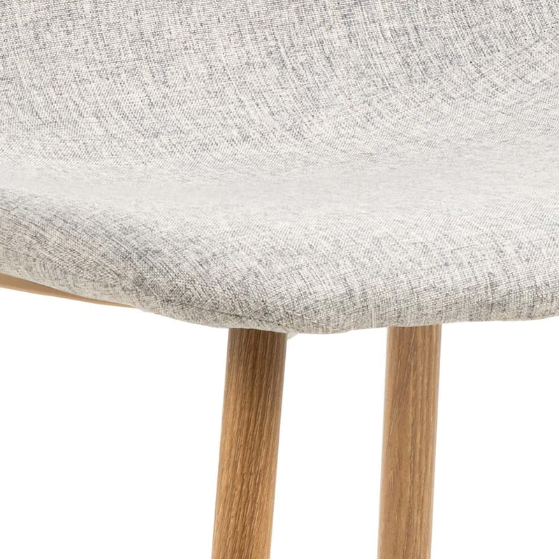 Spisestol HOME4YOU Celia Grå/eik - grå/eik - Møbler - Stoler & lenestoler - Spisestuestoler & kjøkkenstoler