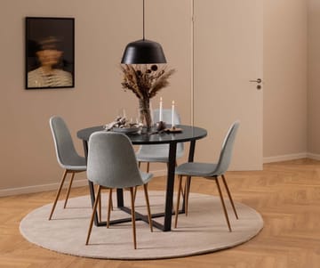 Spisestol HOME4YOU Celia Grå/eik - grå/eik - Møbler - Stoler & lenestoler - Spisestuestoler & kjøkkenstoler