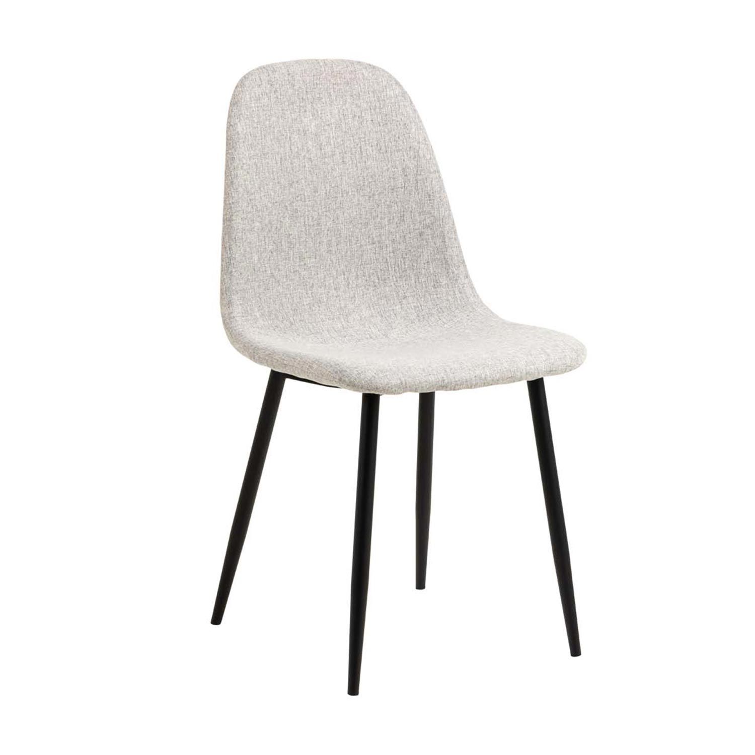 Spisestol HOME4YOU Celia Grå/svart - grå/svart