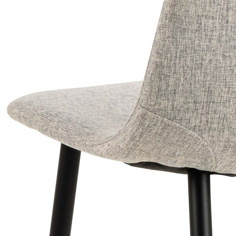 Spisestol HOME4YOU Celia Grå/svart - grå/svart - Møbler - Stoler & lenestoler - Spisestuestoler & kjøkkenstoler