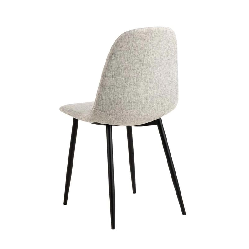 Spisestol HOME4YOU Celia Grå/svart - grå/svart - Møbler - Stoler & lenestoler - Spisestuestoler & kjøkkenstoler