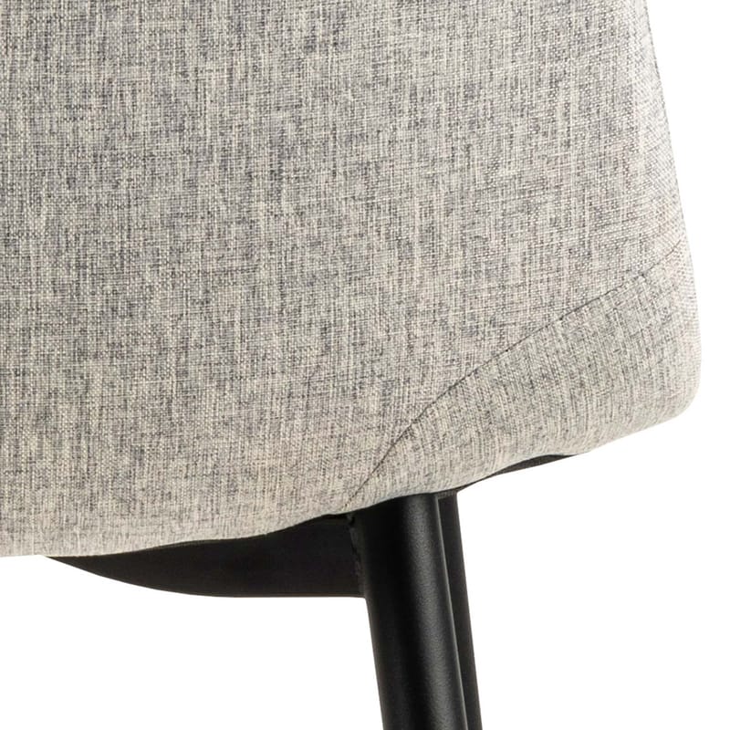 Spisestol HOME4YOU Celia Grå/svart - grå/svart - Møbler - Stoler & lenestoler - Spisestuestoler & kjøkkenstoler