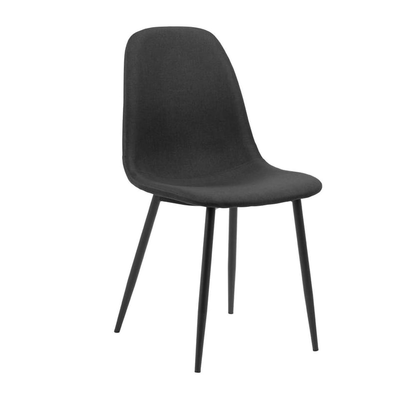 Spisestol HOME4YOU Celia Svart, svart