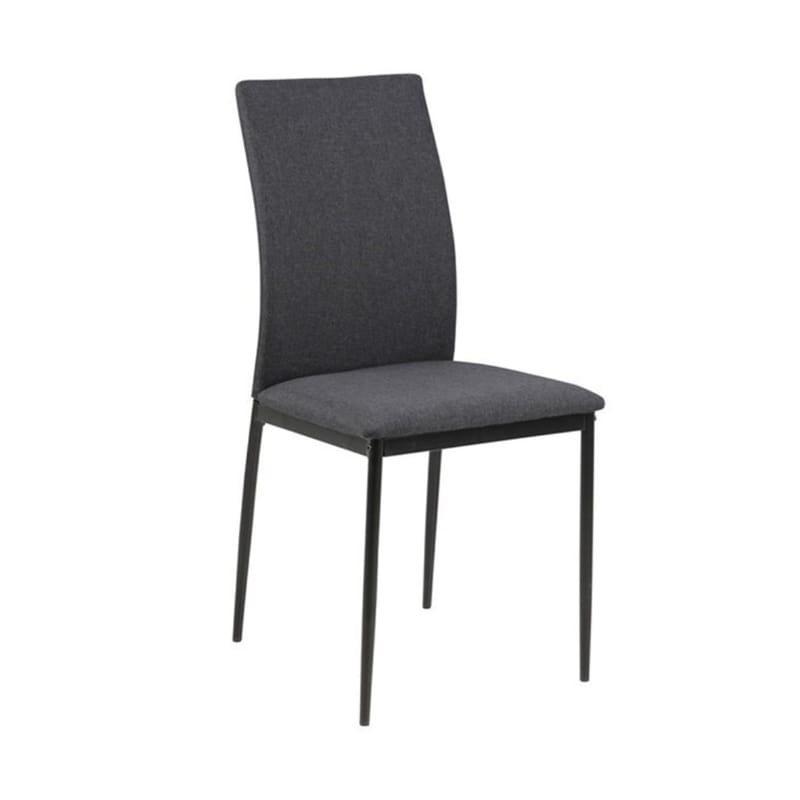 Spisestol HOME4YOU Demina Mørkegrå - Mørkegrå - Møbler - Stoler & lenestoler - Spisestuestoler & kjøkkenstoler