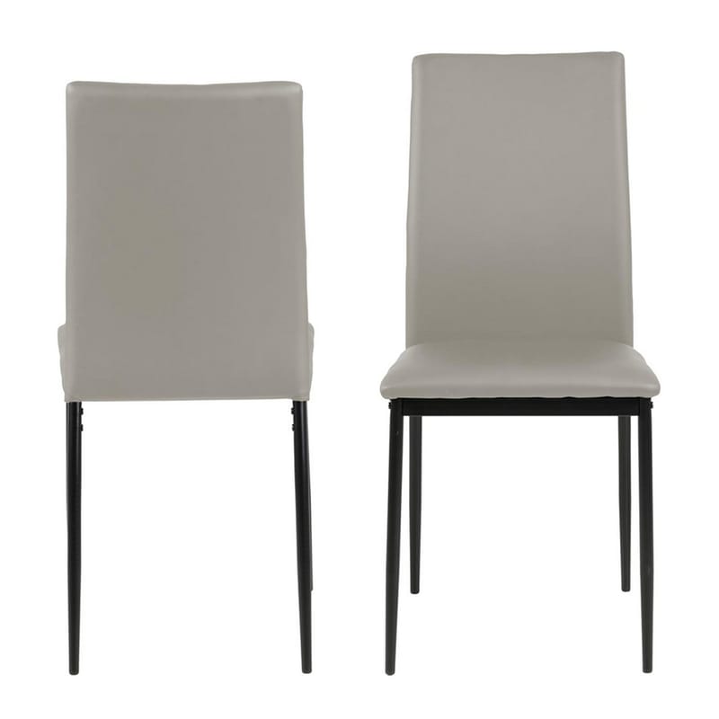 Spisestol HOME4YOU Demina Taupe - Taupe - Møbler - Stoler & lenestoler - Spisestuestoler & kjøkkenstoler
