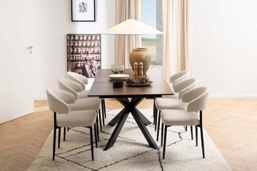 Spisestol HOME4YOU Edina beige - Beige - Møbler - Stoler & lenestoler - Spisestuestoler & kjøkkenstoler