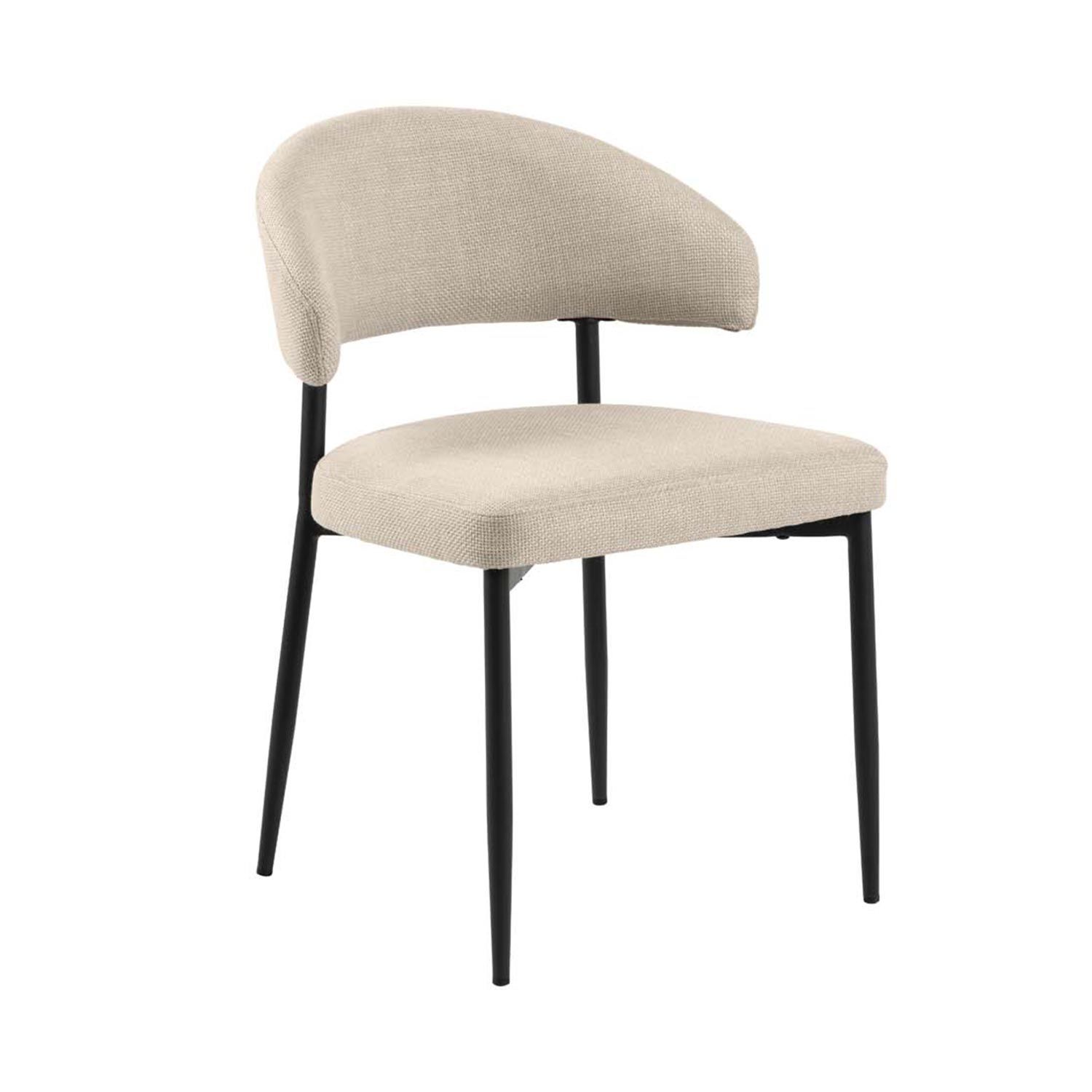 Spisestol HOME4YOU Edina beige - Beige