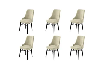 Spisestol Jandela Krem / Svart