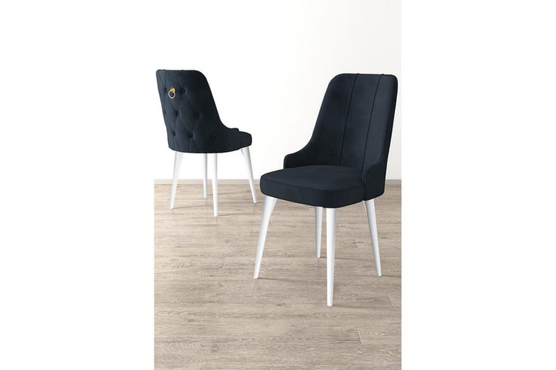 Spisestol Jebi Antrasitt / Hvit - Antrasitt / Hvit - Møbler - Stoler & lenestoler - Spisestuestoler & kjøkkenstoler