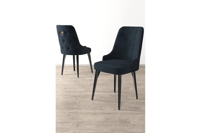 Spisestol Jebi Antrasitt / Svart - Antrasitt / Svart - Møbler - Stoler & lenestoler - Spisestuestoler & kjøkkenstoler