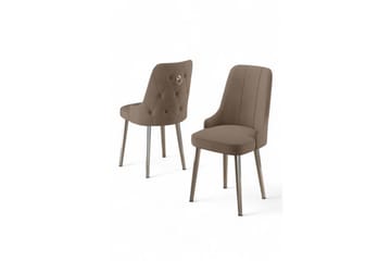 Spisestol Jebi Cappuccino / Krom