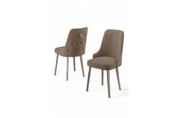 Spisestol Jebi Cappuccino / Krom