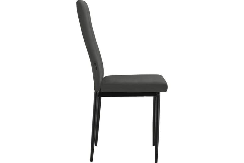 Spisestol Kelly Svart, PU - Svart, PU - Møbler - Stoler & lenestoler - Spisestuestoler & kjøkkenstoler