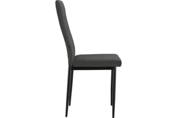 Spisestol Kelly Svart, PU - Svart, PU - Møbler - Stoler & lenestoler - Spisestuestoler & kjøkkenstoler