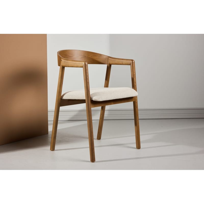 Spisestol Langøen - Mørkebrun - Møbler - Stoler & lenestoler - Spisestuestoler & kjøkkenstoler