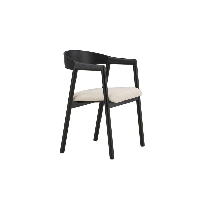 Spisestol Langøen - Svart - Møbler - Stoler & lenestoler - Karmstoler