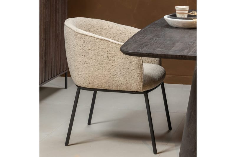 Spisestol Leon - Naturlig Melange - Møbler - Stoler & lenestoler - Karmstoler