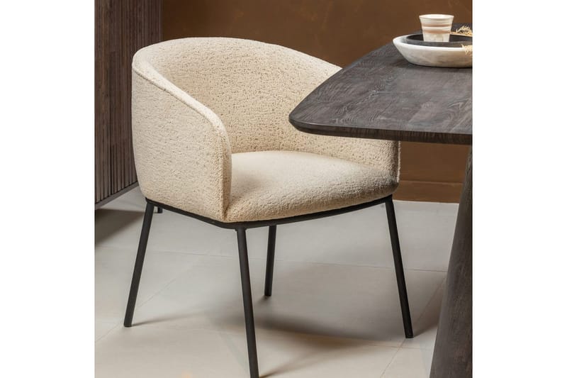 Spisestol Leon - Naturlig Melange - Møbler - Stoler & lenestoler - Karmstoler