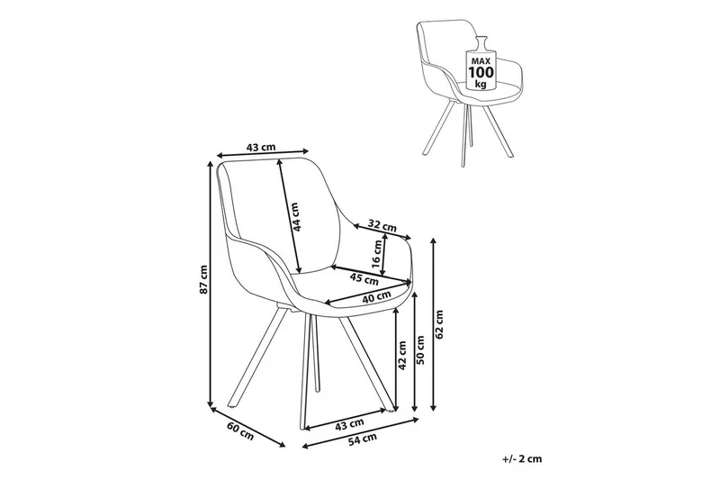Spisestol Marcellus - Møbler - Stoler & lenestoler - Spisestuestoler & kjøkkenstoler