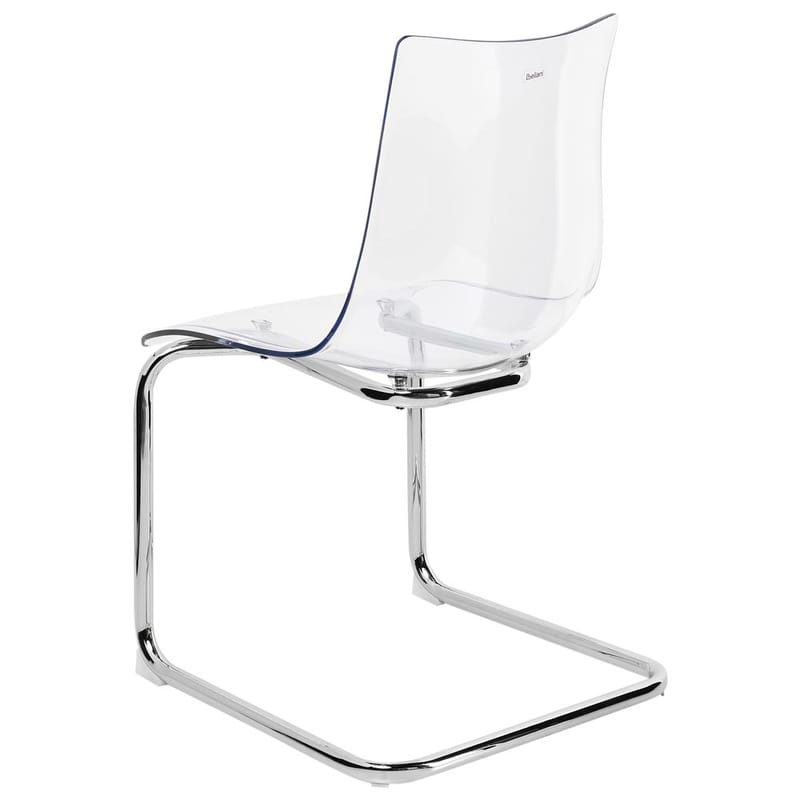 Spisestol Marshall 2-pakning - Transparent, Sølv - Møbler - Stoler & lenestoler - Spisestuestoler & kjøkkenstoler