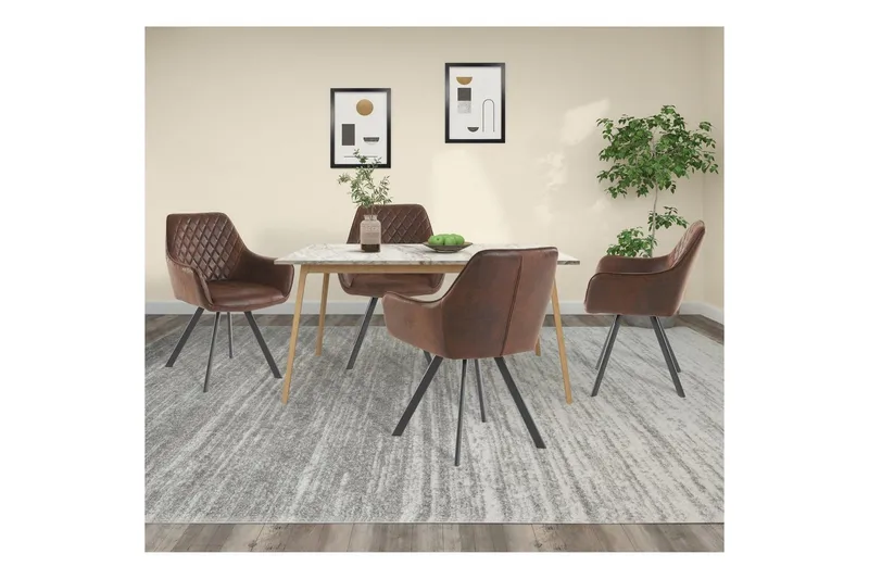 Spisestol med armlene Olga - Møbler - Stoler & lenestoler - Spisestuestoler & kjøkkenstoler